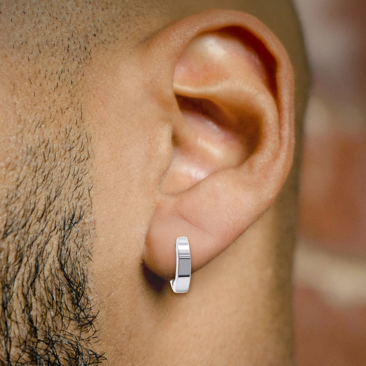 Silver Hoop Earrings Silver Hoop Earrings Men Gold Urban