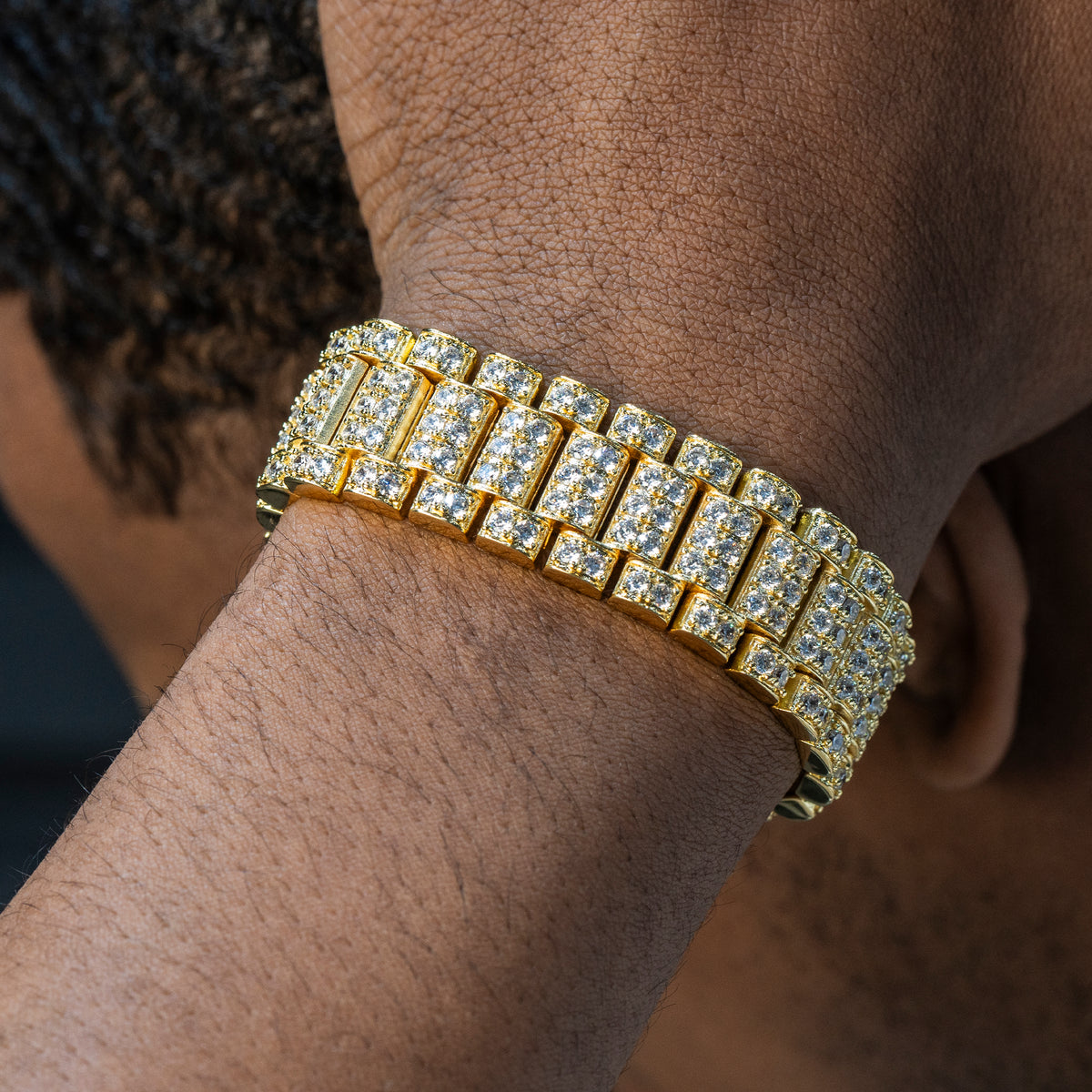 Gold Diamond Bracelet Presidential Bracelet Gold Urban