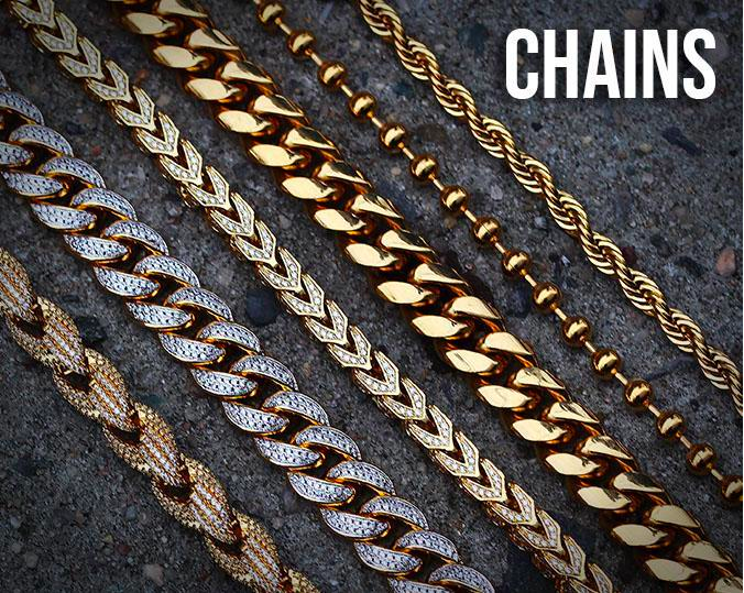 The summer is officially here and it's time to hit the streets in style and with some bling. What better way to turn up the heat than sporting a splendid chain? 