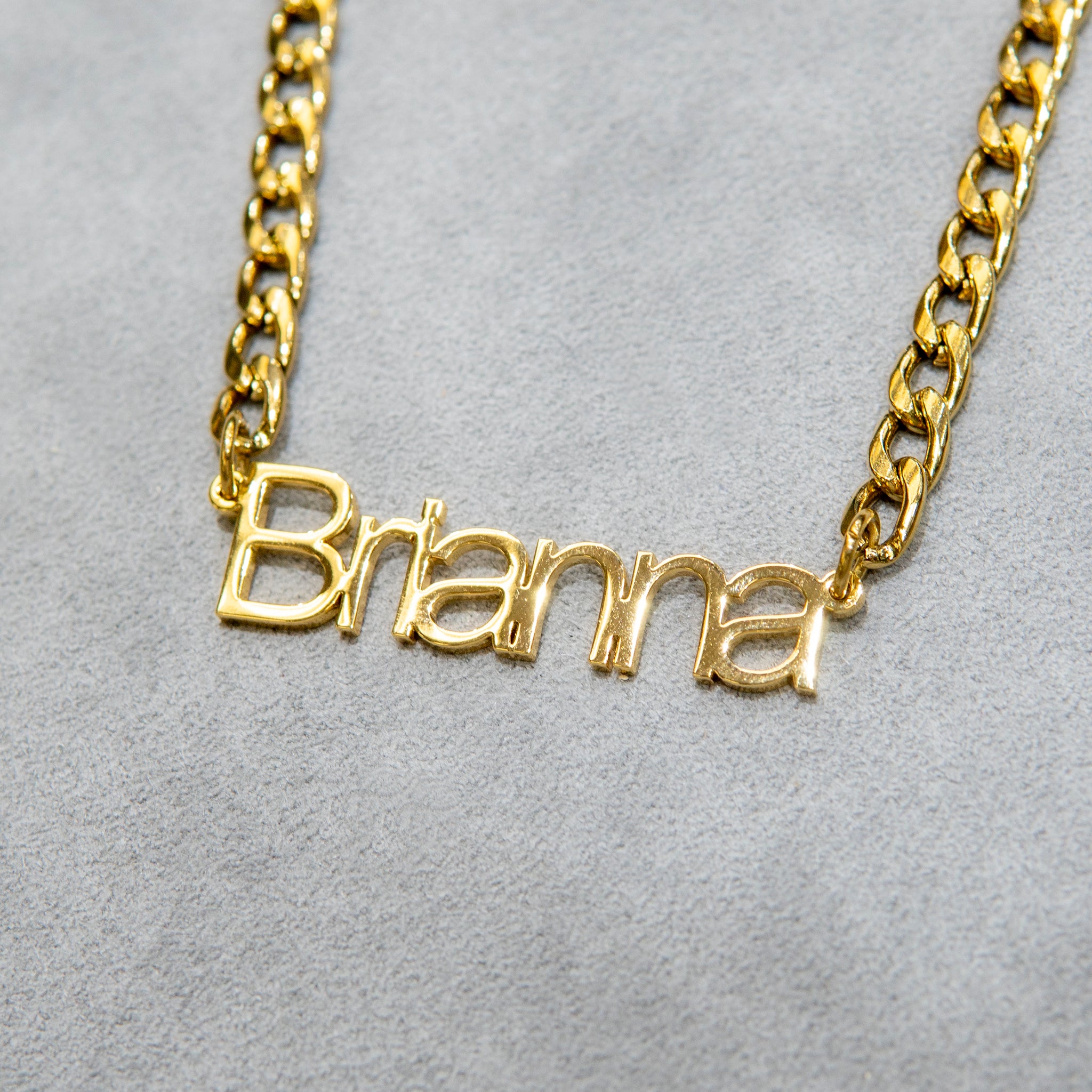 Women Jewelry Gold Name Necklace Style N14