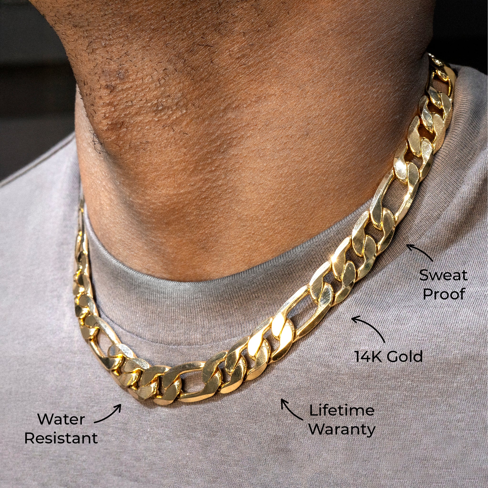 Figaro Link Chain | Figaro Gold Chain | Gold Urban