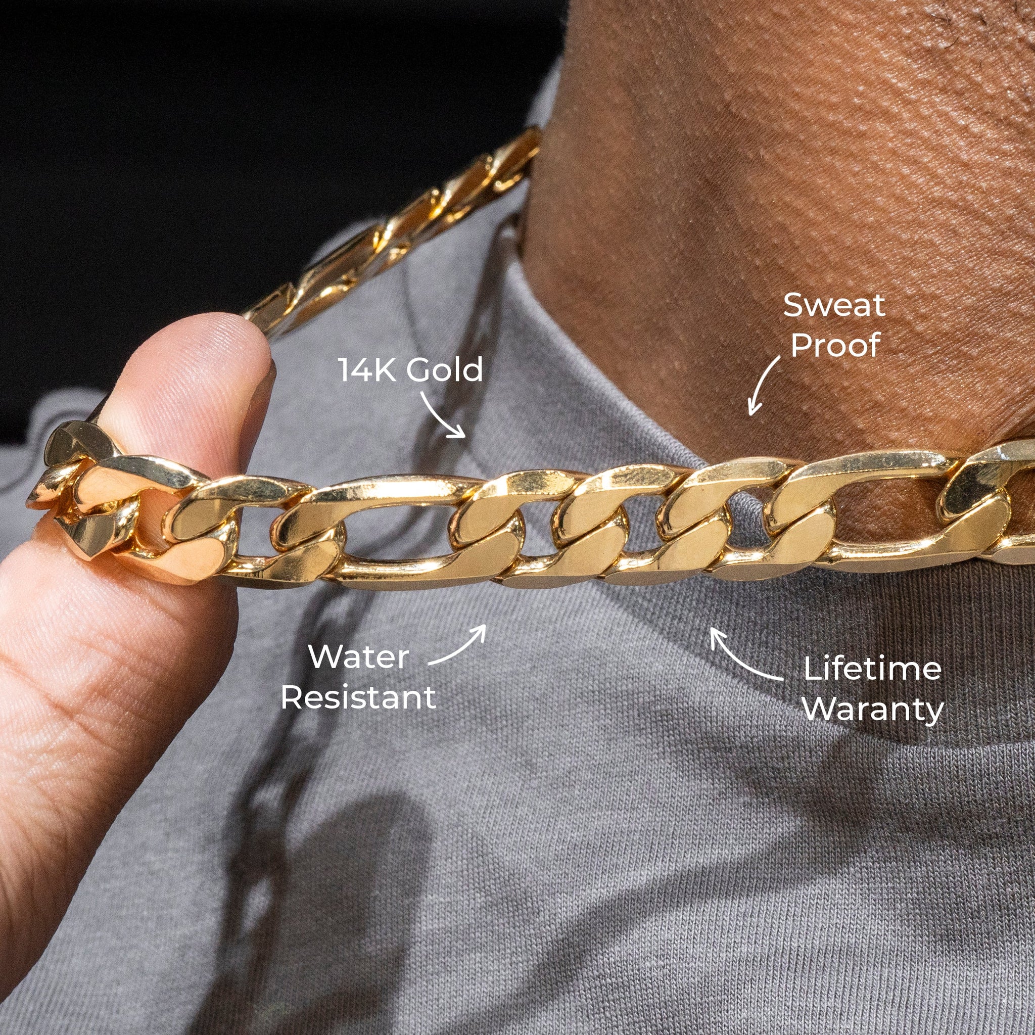 Figaro Link Chain | Figaro Gold Chain | Gold Urban