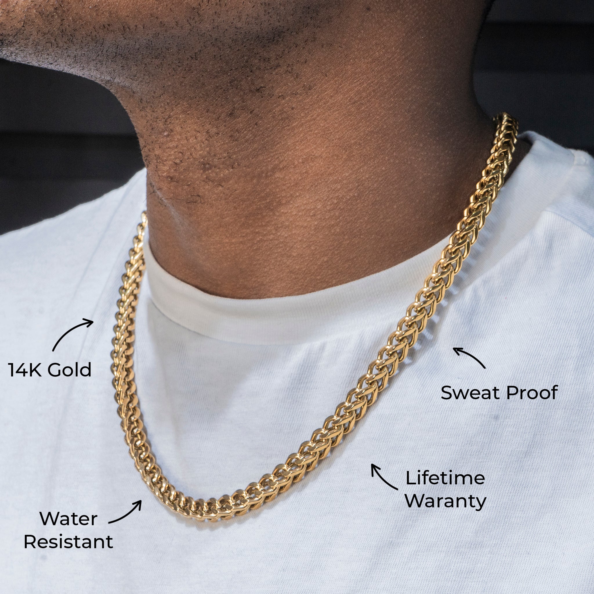 Franco Chain | Gold Franco Chain | Gold Urban