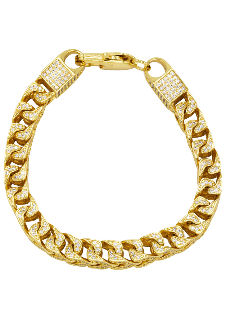 VIEN® Mc Stan Iced Out Cuban Link Bracelet Jewellery - Vien Creations