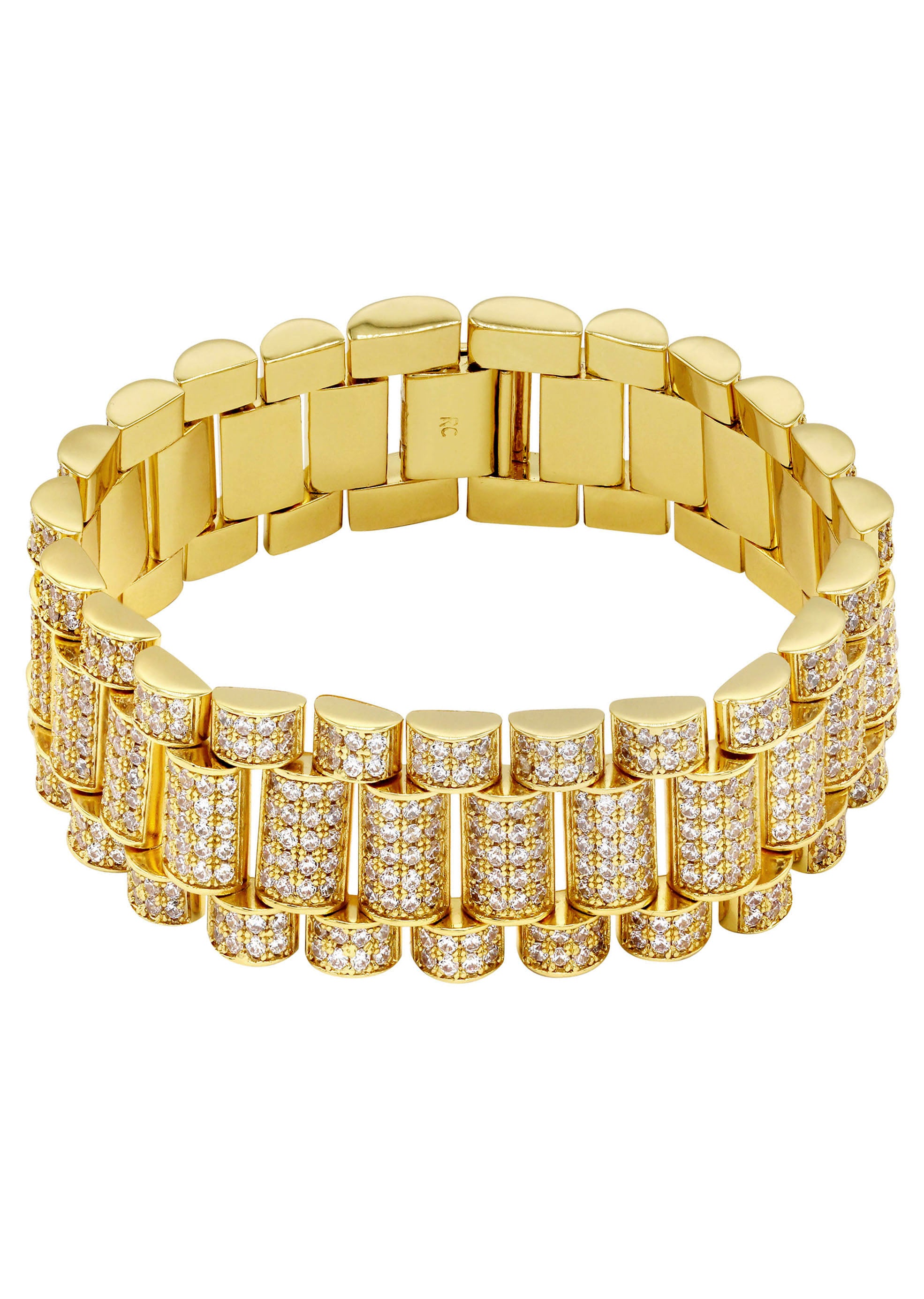 Diamond Cuban Link Bracelet | Fine Jewelry | 14k Gold – Touch of Gold  Jewelers